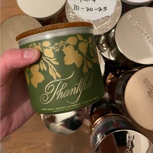 Bath and body words 3 Wic candle Harvest gathering